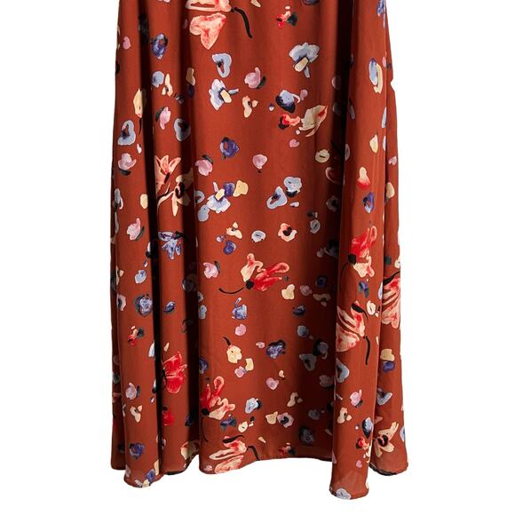 Hutch Declan Foral Printed Sleeveless Square Neck Midi Dress Size 10 - Picture 7 of 10